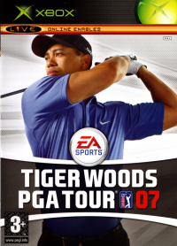 Tiger Woods PGA Tour 07 PAL Xbox PAL box art